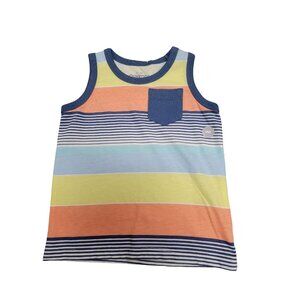 Carters 9M Striped Tank Top For Babies Cotton Blend Multicolor